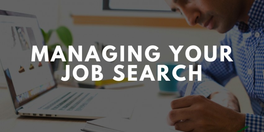 How To Manage Your Job Search